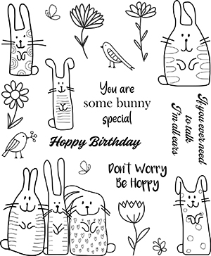 Little Bunny Foo Foo<br>Clear Stamp Set and/or Die Set